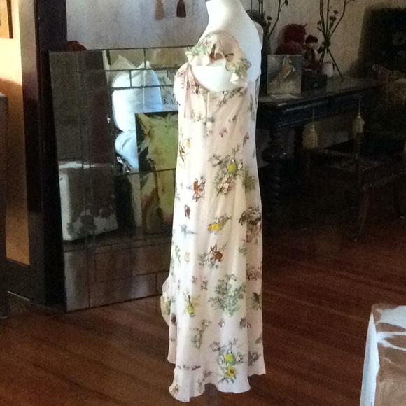 NANETTE LEPORE BEAUTFUL SILK CHIFFON DRESS - Picture 3 of 5